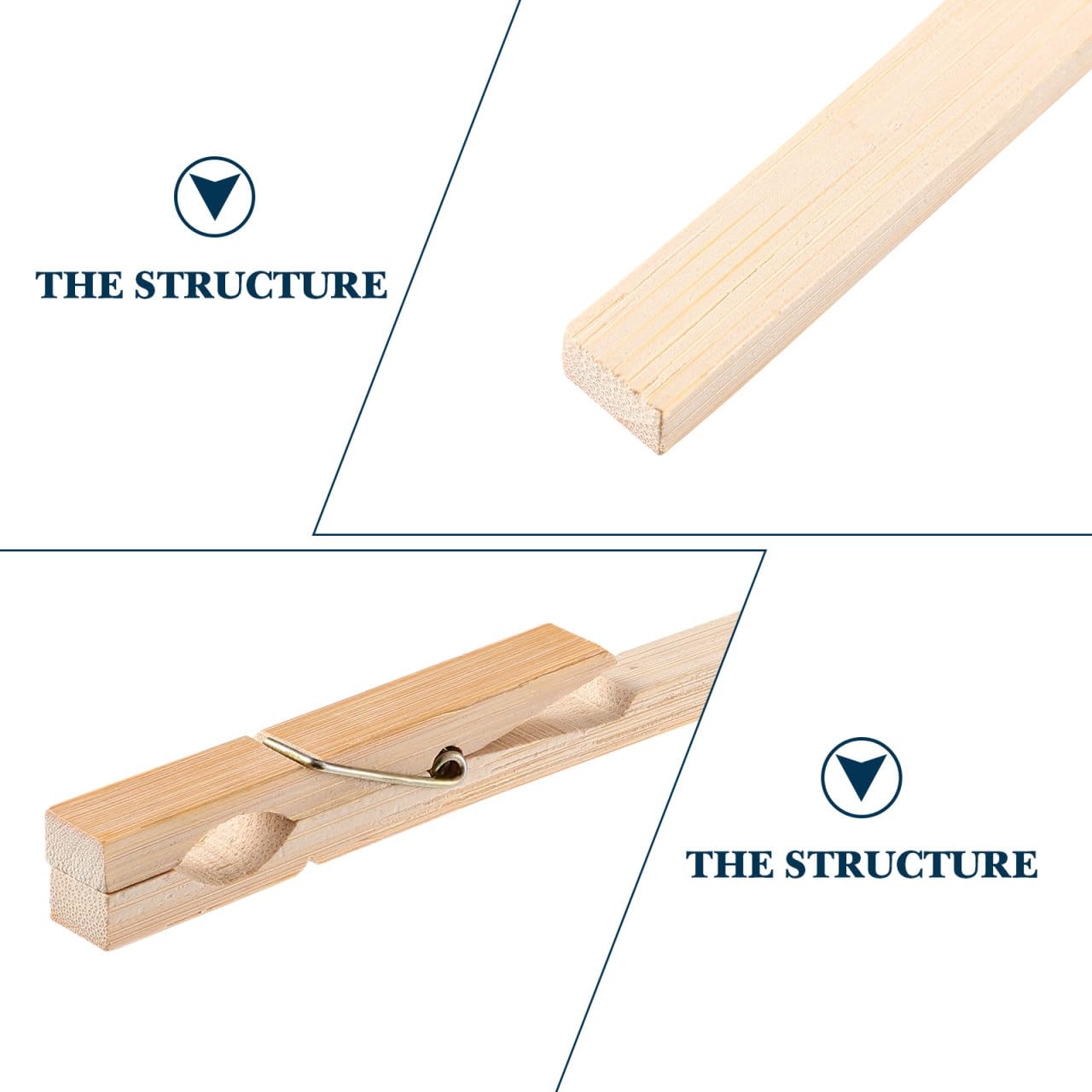 ULTECHNOVO 10piezas Pinza de Madera para Tubos de Ensayo Abrazadera de Laboratorio