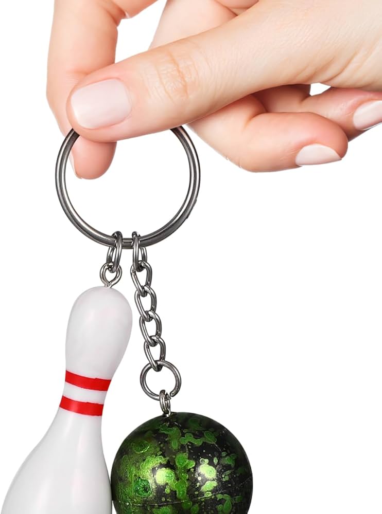 Amazon.co.jp: iplusmile 10pcs ボウリング キーホルダー スポーツ