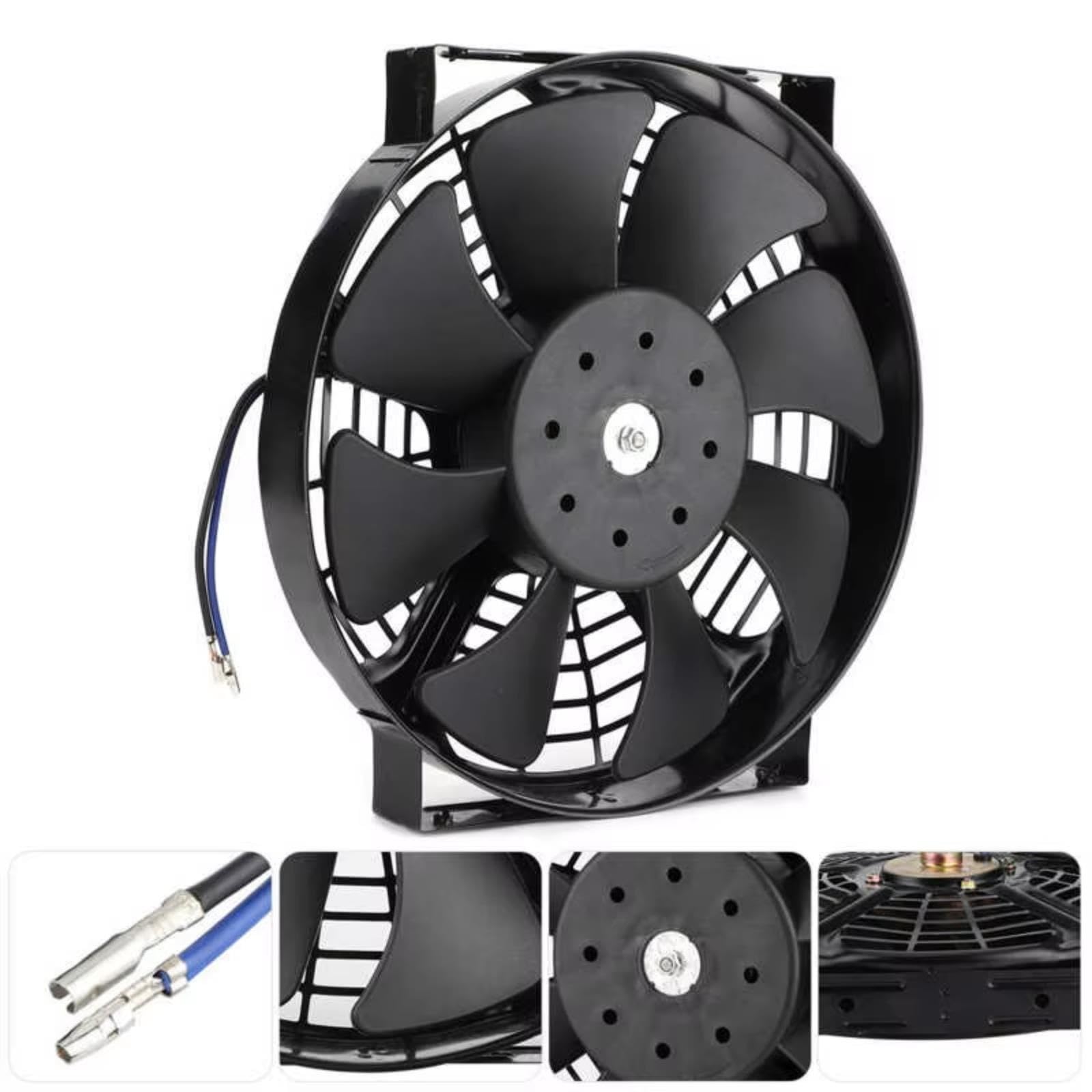 Ventilador Para Motor De Coche Radiador Ventilador Universal 10 Pulgadas