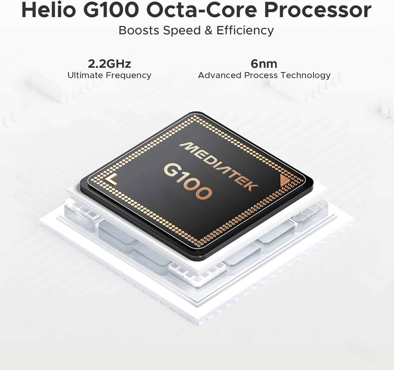Helio G100 Octa-Core Processor