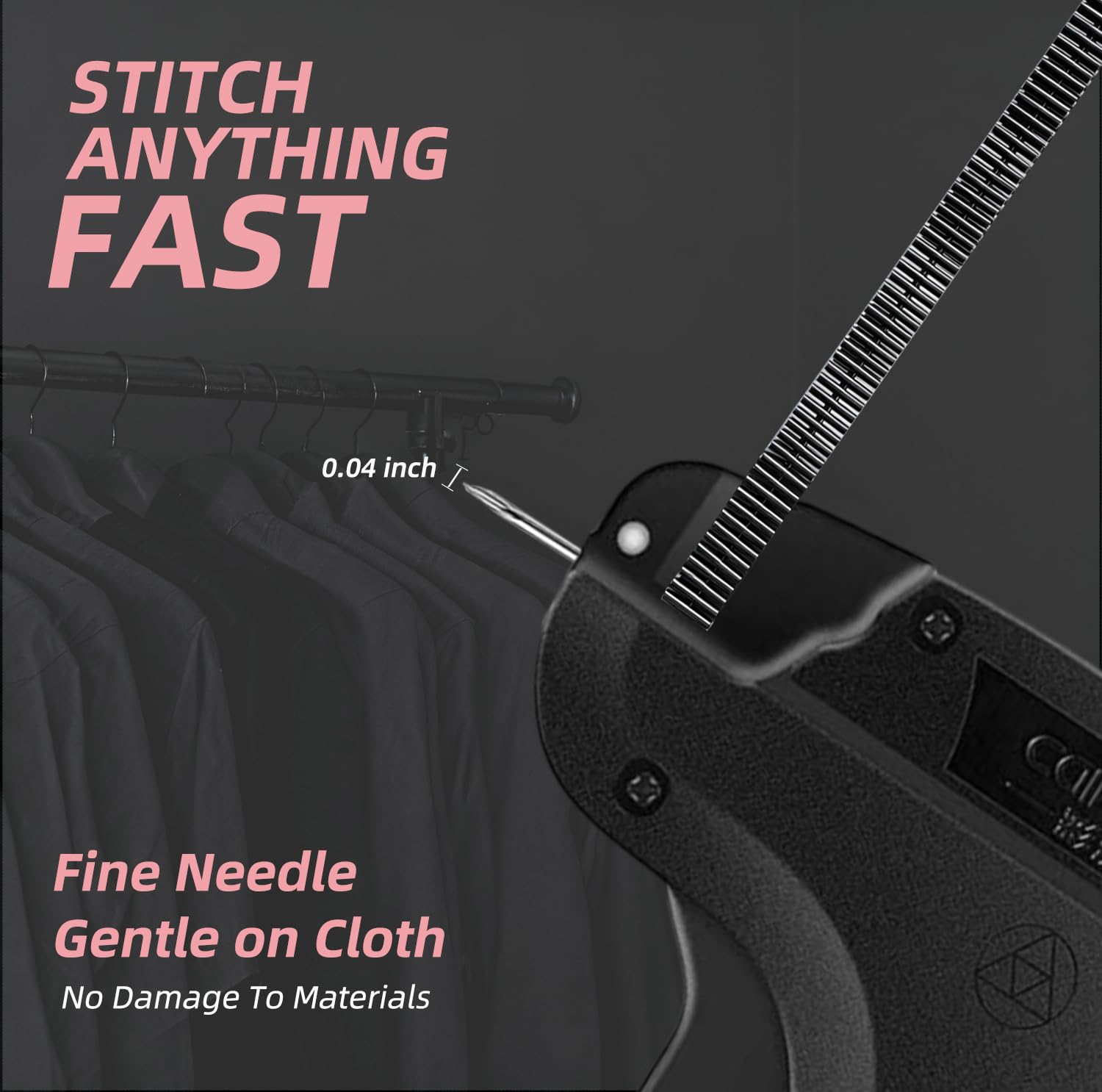 Micro Stitch & Tag Gun – Quick Clothing Fixer Gun – Pistola per etichette per indumenti, perfetta per