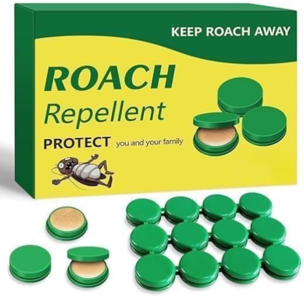 WHIMSY Natural Cockroach Killer Capsule Gel for Kitchens, Bathrooms, Hotel, Restaurants and Cabinets, Eco-Friendly Home Remedy for Indoor Cockroach Control Pack Of (6)