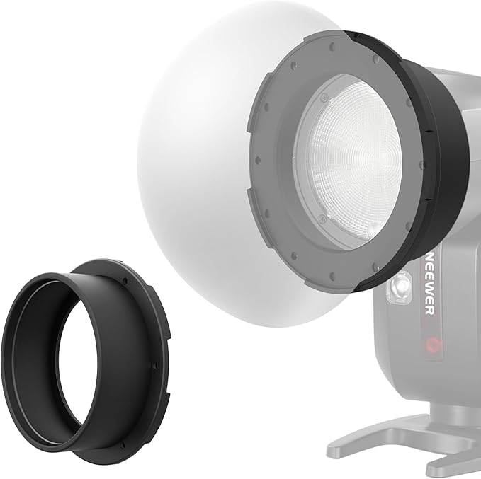NEEWER CRS9 Silicone Flash Diffuser, Magnetic Light Modifier Shaper Softbox for NEEWER NW620 NW700 NW760 Z880 Z760 Square Head & Z1 Z2 Round Head Speedlite, Adapter Rings Sold Separately