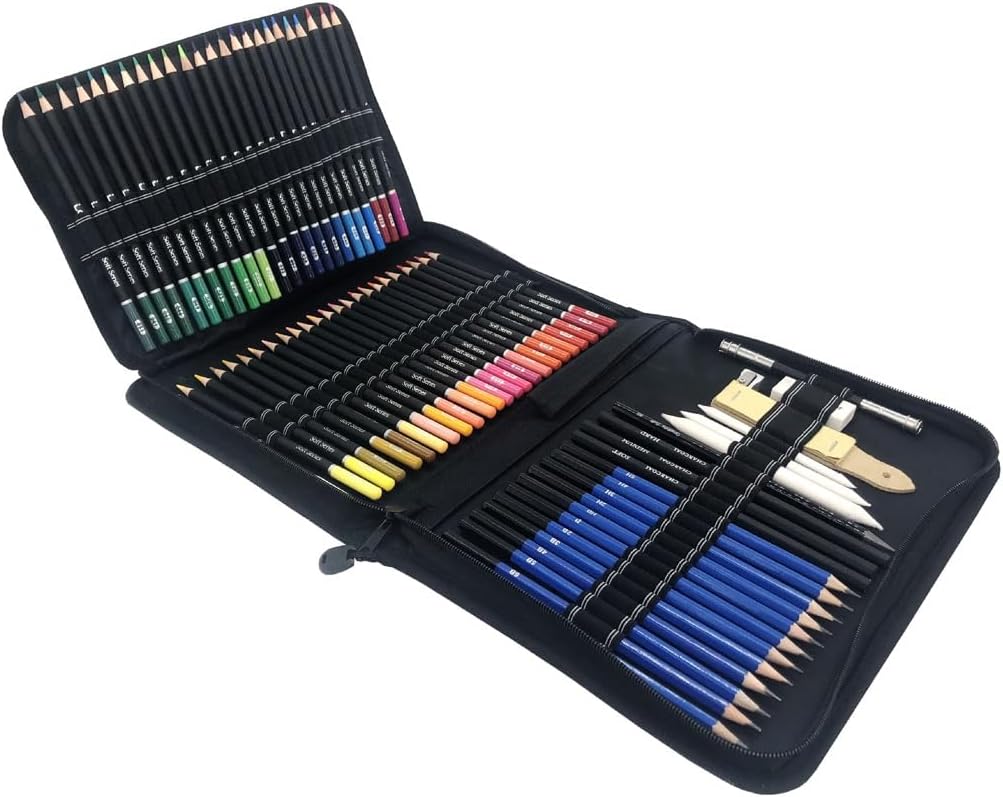 95 Oil-based Color Lead Set Art Pencil Sketch Beginner Drawing