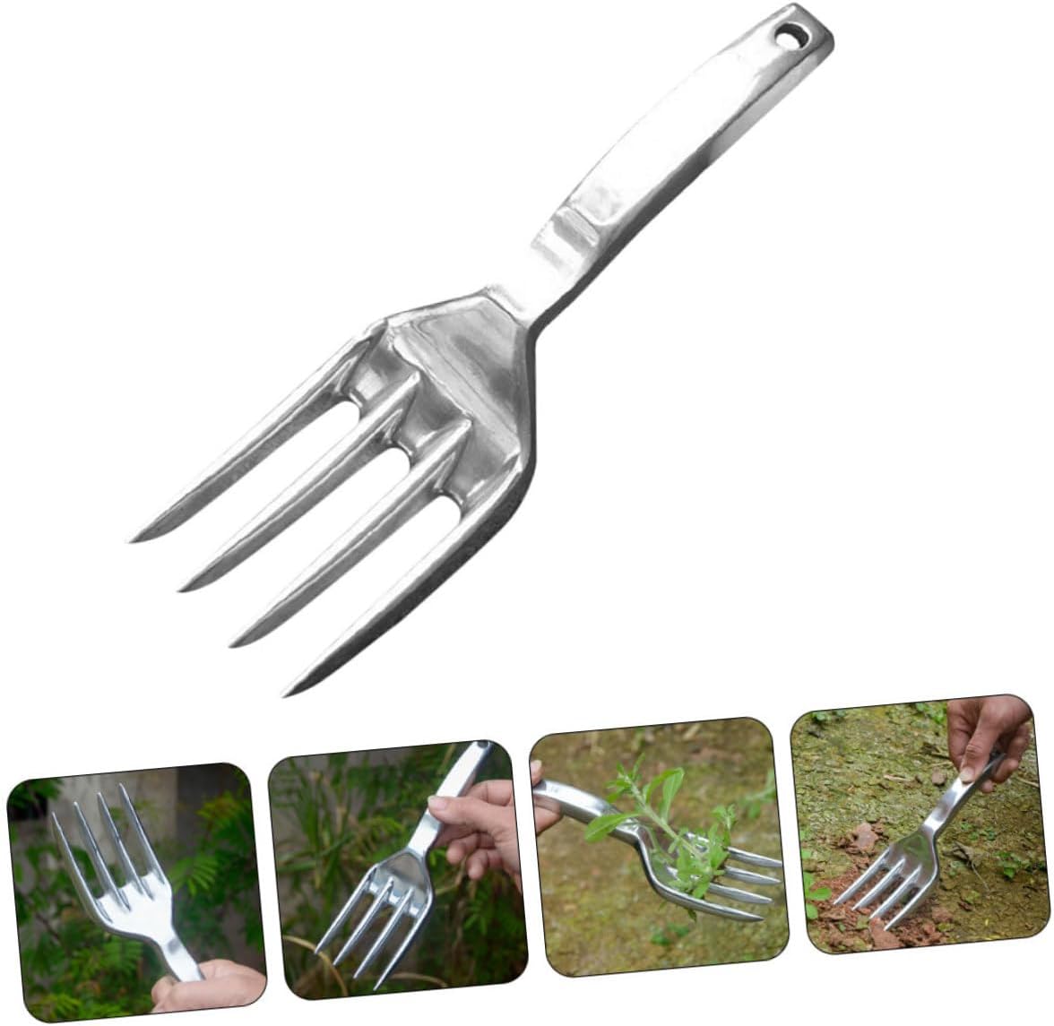 BESPORTBLE 5pcs Functional Hand Rake Tool Lightweight Aluminium Alloy Gardening Rake for Planting Soil Loosening Weeding Your Flowerbed Essential Gardening Tool for Garden