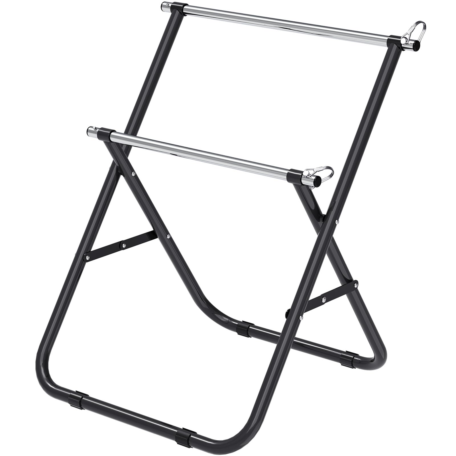 Double Decker Wire Spool Rack, High Durable Spool Holder Cable Wire Reel, Portable Cable Caddy, Wire Dispenser, Wire Spool Holder with Rod 15mm dia and 100lbs for Wire Spool Caddy