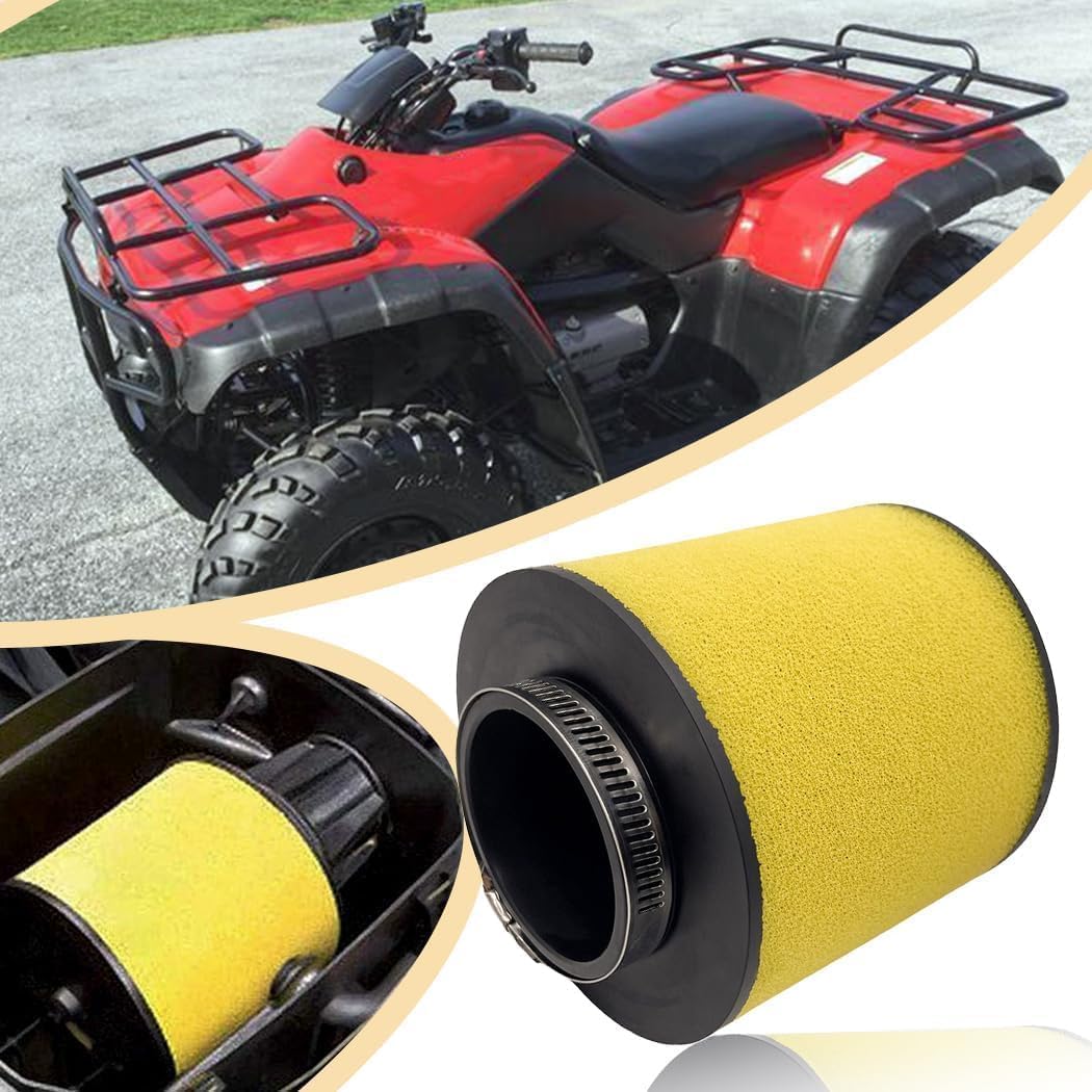 Rancher 350 Air Filter for Honda Foreman 450 Rancher 400 350 TRX350 TRX350FE TRX350TE TRX350TM TRX400FA TRX400FGA TRX400FW TRX450S TRX450FE 2000-2006 ATV Replacement 17254-HN5-670