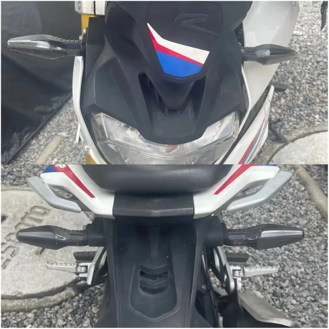 Generic Mini uniwersalne wskaźniki Dla Scrambler 400 2016-2021 Lampa kierunkowskazu LED do motocykla (2 szt.)