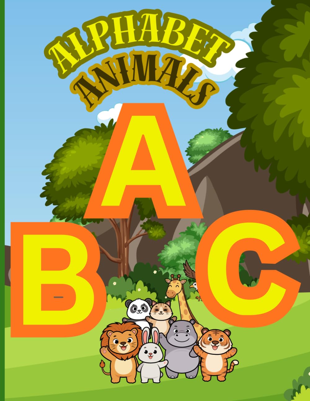 ABC Animal Coloring Book: Learn the Alphabet with Fun Drawings (1:6 years): Learning the alphabet with animal names and coloring them