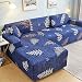Sofabezug Chaiselongue L-förmiger Sofabezugs 2/3/4 Sitzer rutschfest Elastisch Mit Kissenbezug Geeignet Für Sofas Mit Lücken Mehrere