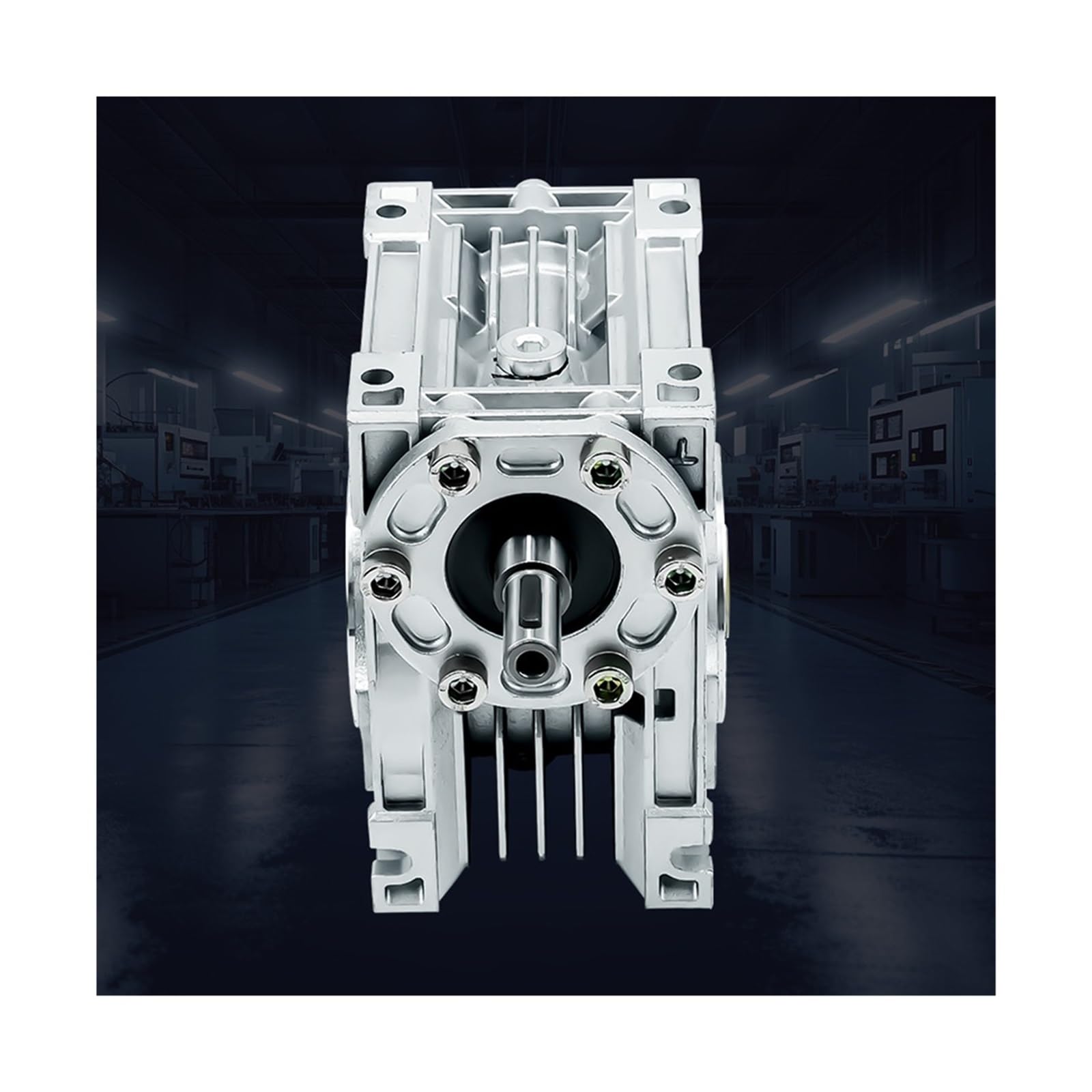 Riduttore a vite senza fine ad angolo retto NRV050 Ingresso 14 mm Uscita 25 mm Rapporto autobloccante manuale 5-100 Opzionale(20 to 1)