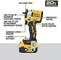 Vista 6 de DEWALT DCF923P2 ATOMIC 20V MAX* 3/8 pulgadas Llave de impacto inalámbrica con kit de yunque de anillo de cerdo