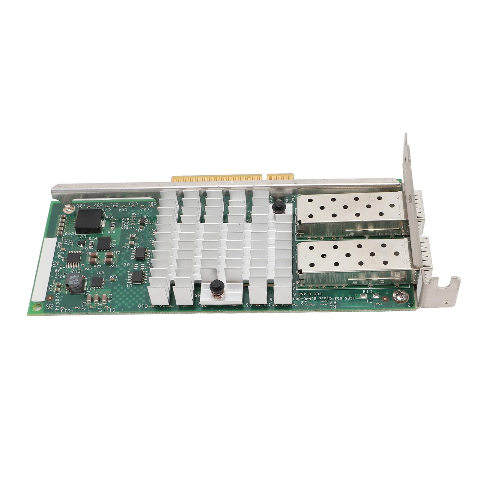 Dpofirs Adattatore Server Ethernet SFP+ per Trasmissione Dati 10G a Doppia Porta per Adattatore per Scheda di Rete Altamente Flessibile, Adatto per Ambienti Server Distribuiti e Sistemi Operativi