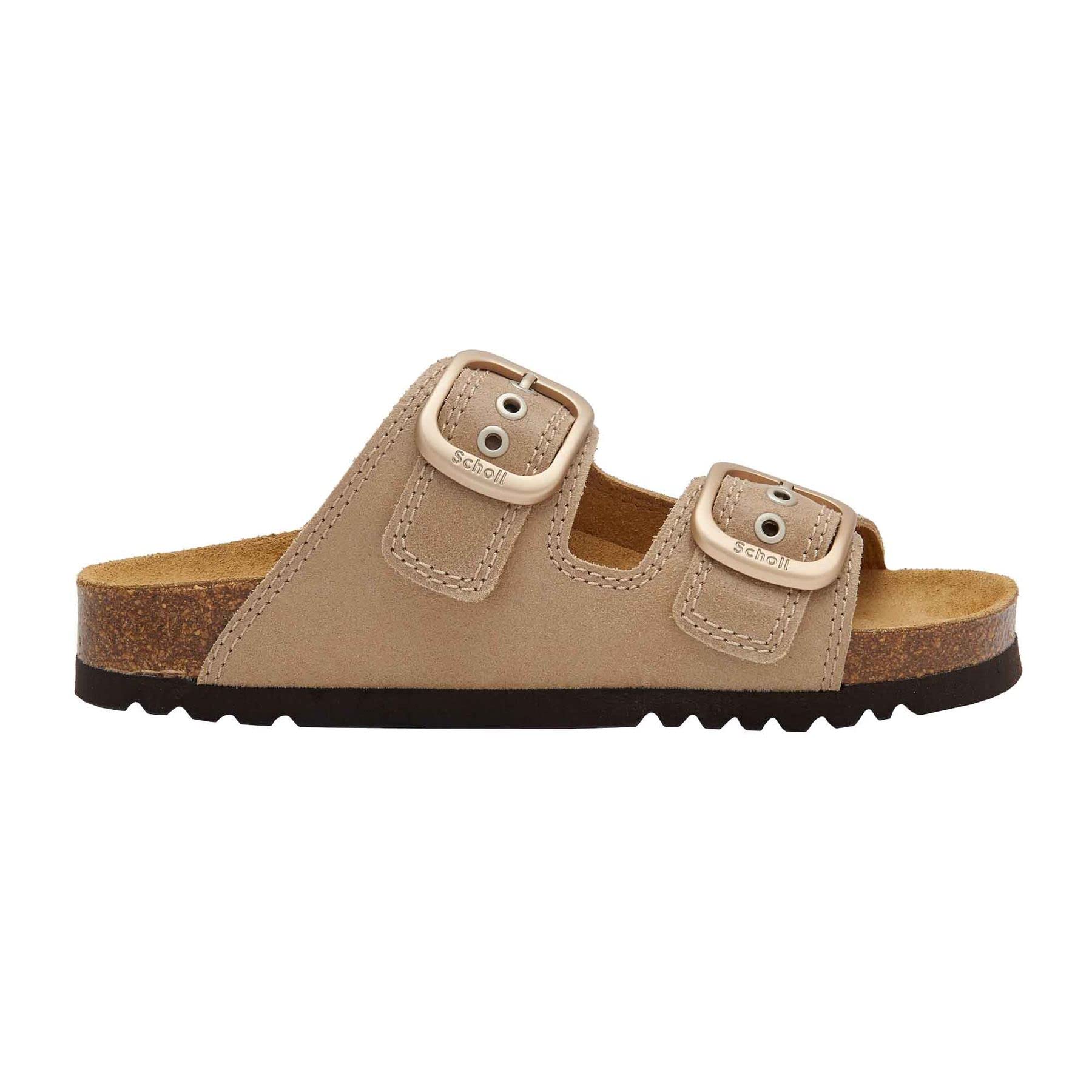 Scholl Buty damskie, Model Sandały Basowe Noelle F30611, Wykonane ze skóry.