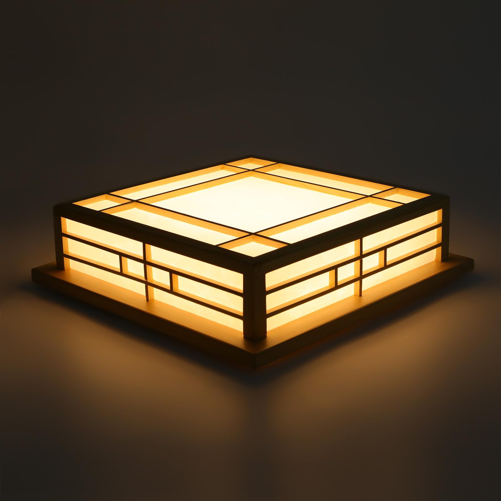 Plafoniera a LED in legno, lampada giapponese con luce calda, lampadario in pelliccia di agnello per soggiorno, camera da letto, sala da pranzo, corridoio, balcone