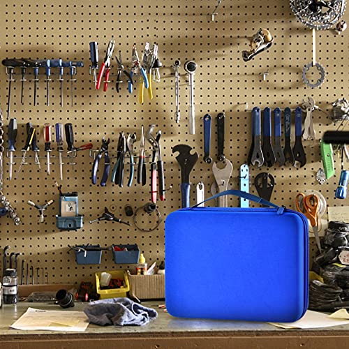 Battery Organizer Storage Holder, Batteries Storage Containers Box With Battery Tester Checker Fits For Aa Aaa 9V C D Lithium 3V Lr44 Cr2016 Cr1632 Cr2032 Cr2025 (Case Not Includes Batteries)-Blue #TOP6