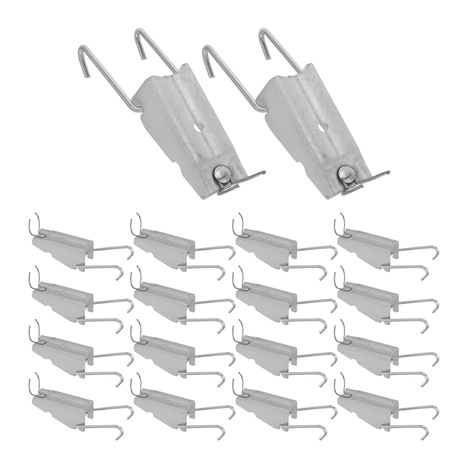 TOYANDONA 20 Stück Gewächshausklemmen Einfacher Montage für und Aluminisierte Eisen mit Starkem Verriegelungsmechanismus Geeignet 1/2inch Rohrrahmen für Sonnenschutznetze im Gewächshaus