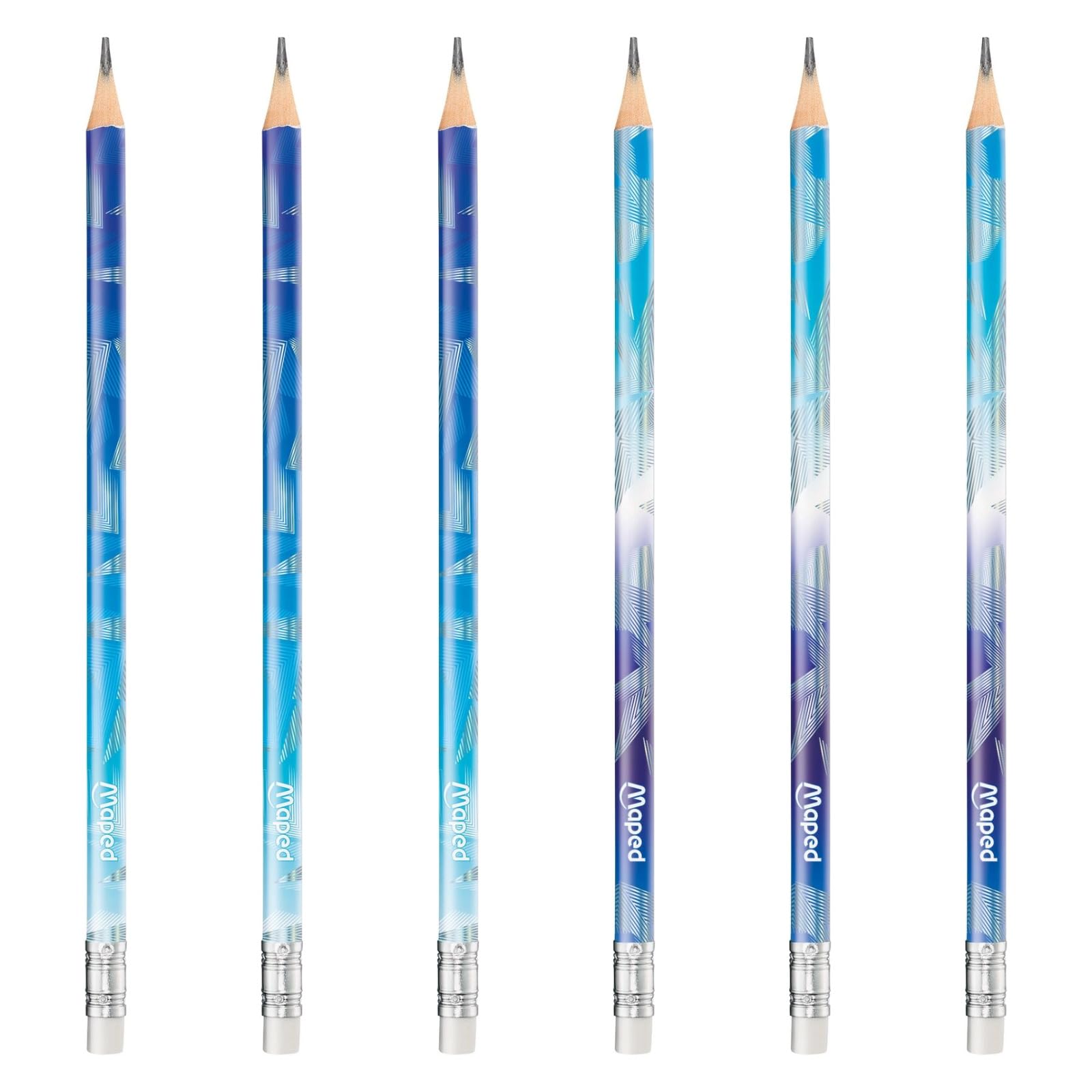 Maped Grafiti Arctic Vibes HB con gomma Matite triangolari carta miniera resistente