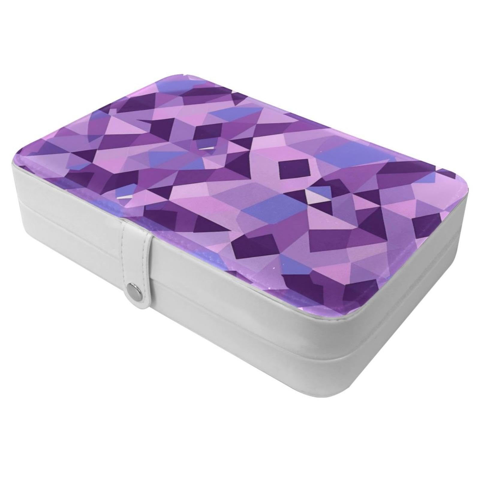 Organisateur de voyage portable pour bijoux, l'écrin violet idéal en déplacement