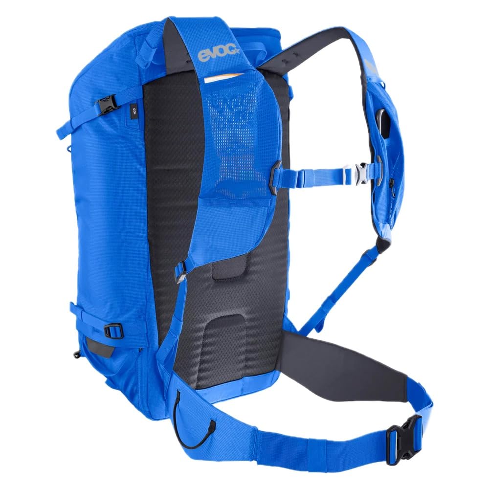 Plecak turystyczny EVOC SUMMIT 30, plecak (plecak sportowy z ergonomicznym systemem nośnym, wysokiej jakości plecak trekkingowy z praktycznymi przegrodami), Royal Blue