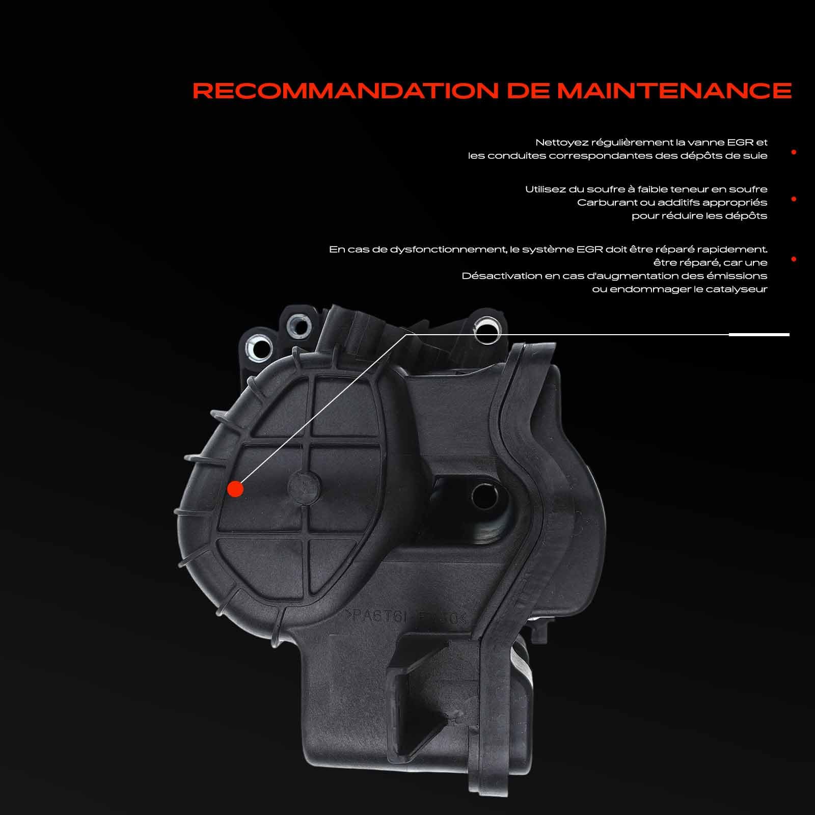 Frankberg Réservoir à vide de la vanne EGR 55590953 | Compatible avec: Idée 350, Sedici 189, Ducato Van 250, Cascada W13, Astra J P10, Ligne 110 323, Astra J Caravane P10