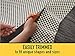 Grip Master 2X Extra Thick Area Rug Pad Grippers, 8 x 10 Feet, Cushioned for Hard Surface Floors, Maximum Gripper and Cushion for Under Rugs, Protection Pads for Hardwood Floor, Under Carpet Mats