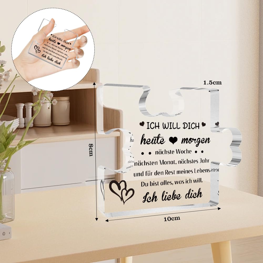 Valentinstagskarte Mit Umschlag – 13 X 20 Cm, Gefaltet, Romantisches Design Für Sie/ihn
