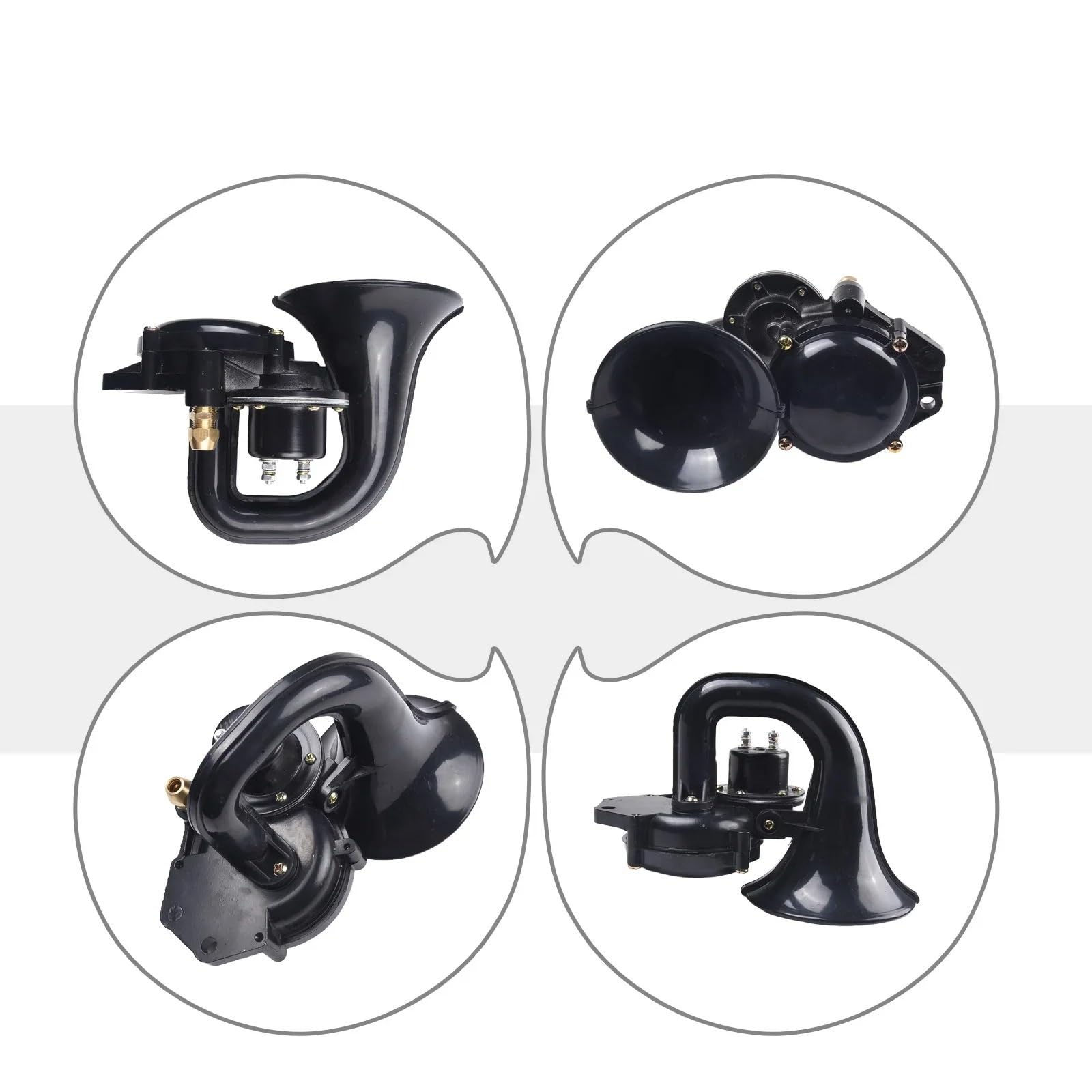 Bocina Coche Bocina de coche 12V 300db bocina ruidosa for camión motocicleta eléctrica for vehículo SUV RV