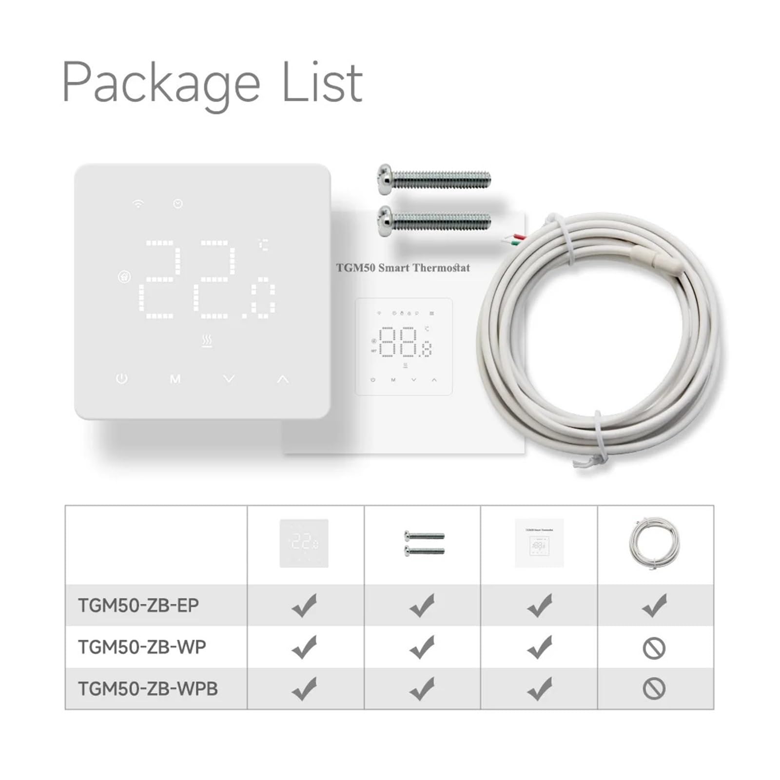 Termostato WiFi Controlador de Temperatura Ambiente for Agua/Caldera de Gas eléctrica for calefacción por Suelo Radiante
