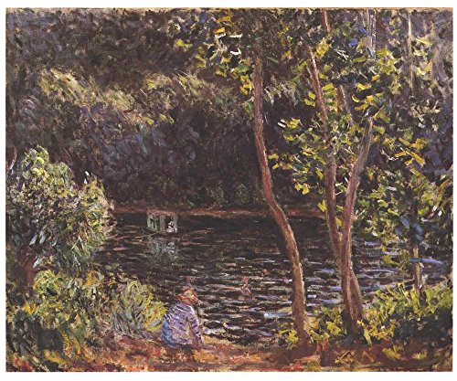 Claude Monet Le Bateau Atelier grand format finition Semi Gloss