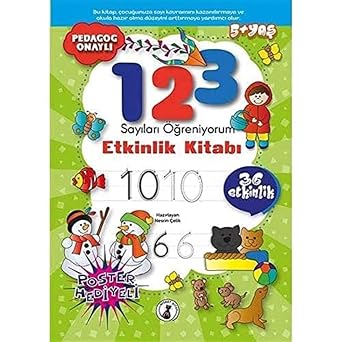1, 2, 3 Say lar   reniyorum Etkinlik Kitab  Poster Hediyeli