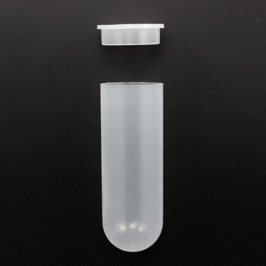 10 pcs 100 ml tubes à centrifuger en plastique avec bouchon attaché, fond rond