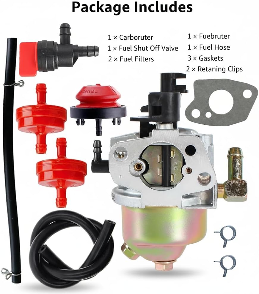 Carburetor Replacement for 951-15236 Fits 208cc 270-WU 670-WU Engines, Compatible with Storm 2410 SB410 Snow Blower, with Fuel Line Filter Gaskets, Easy Start Stable Idle