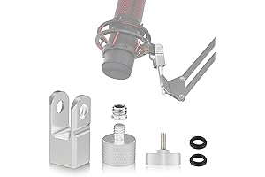 HyperX Microphone Mount Adapter: Precision-Engineered Enhancement for QuadCast Microphone