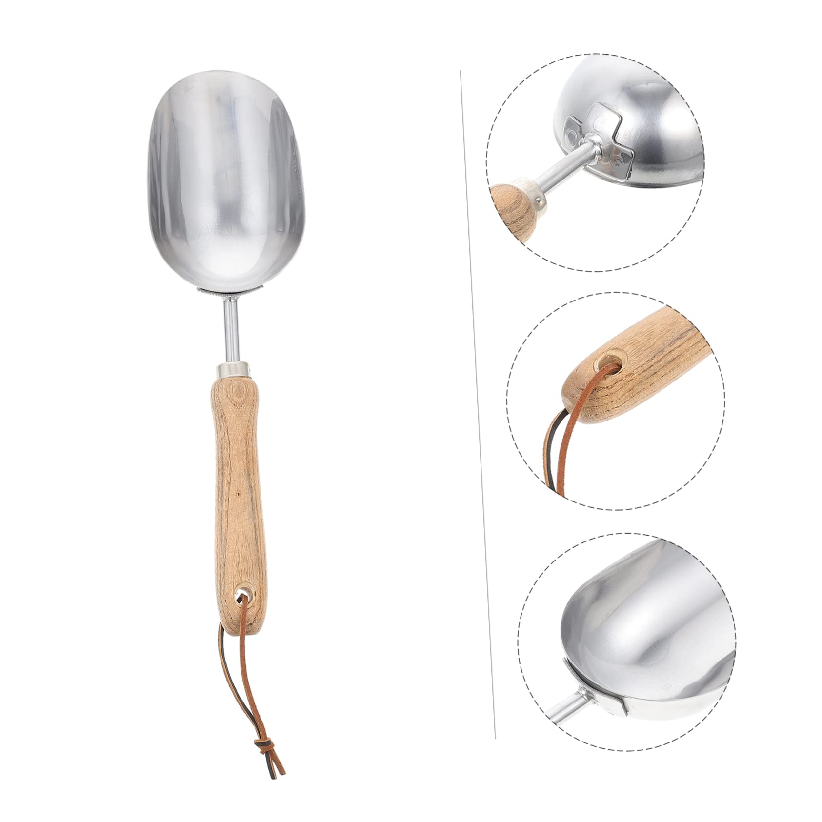 ibasenice 2 Stück Gartenerde Schaufel Scoop Gartenhandwerkzeuge Kompakte Gartenschaufeln Garten Handschaufel faltbar Hochleistungs-Gartenhandkelle Garten -Mini -Werkzeuge Rostfreier