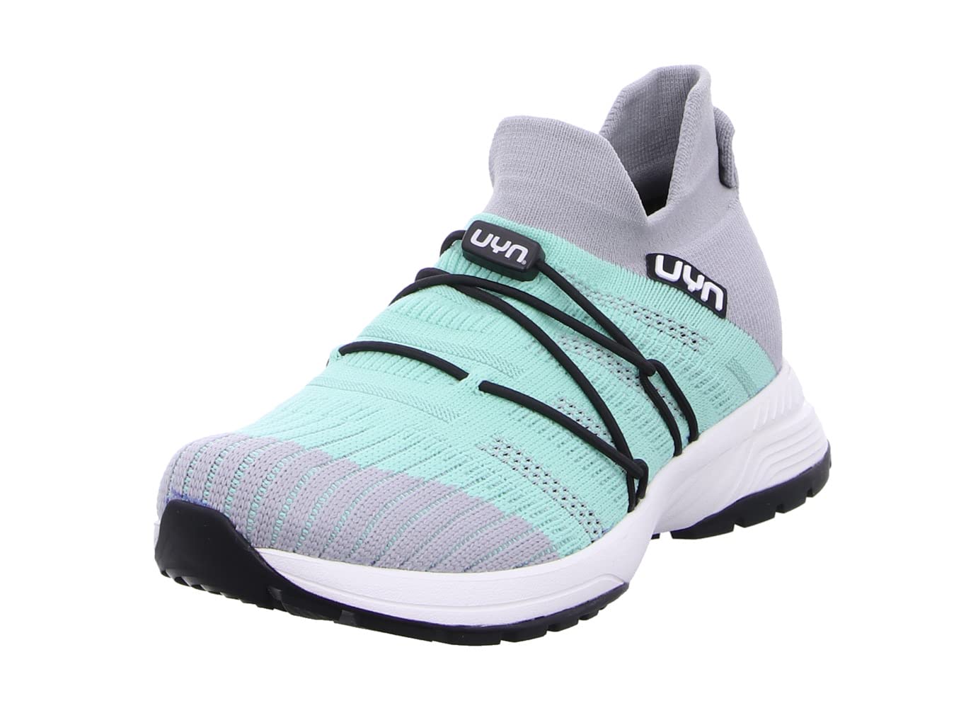 UYN Y100012 Free Flow Tune Sneaker Female Mint/Silver UK 6.5