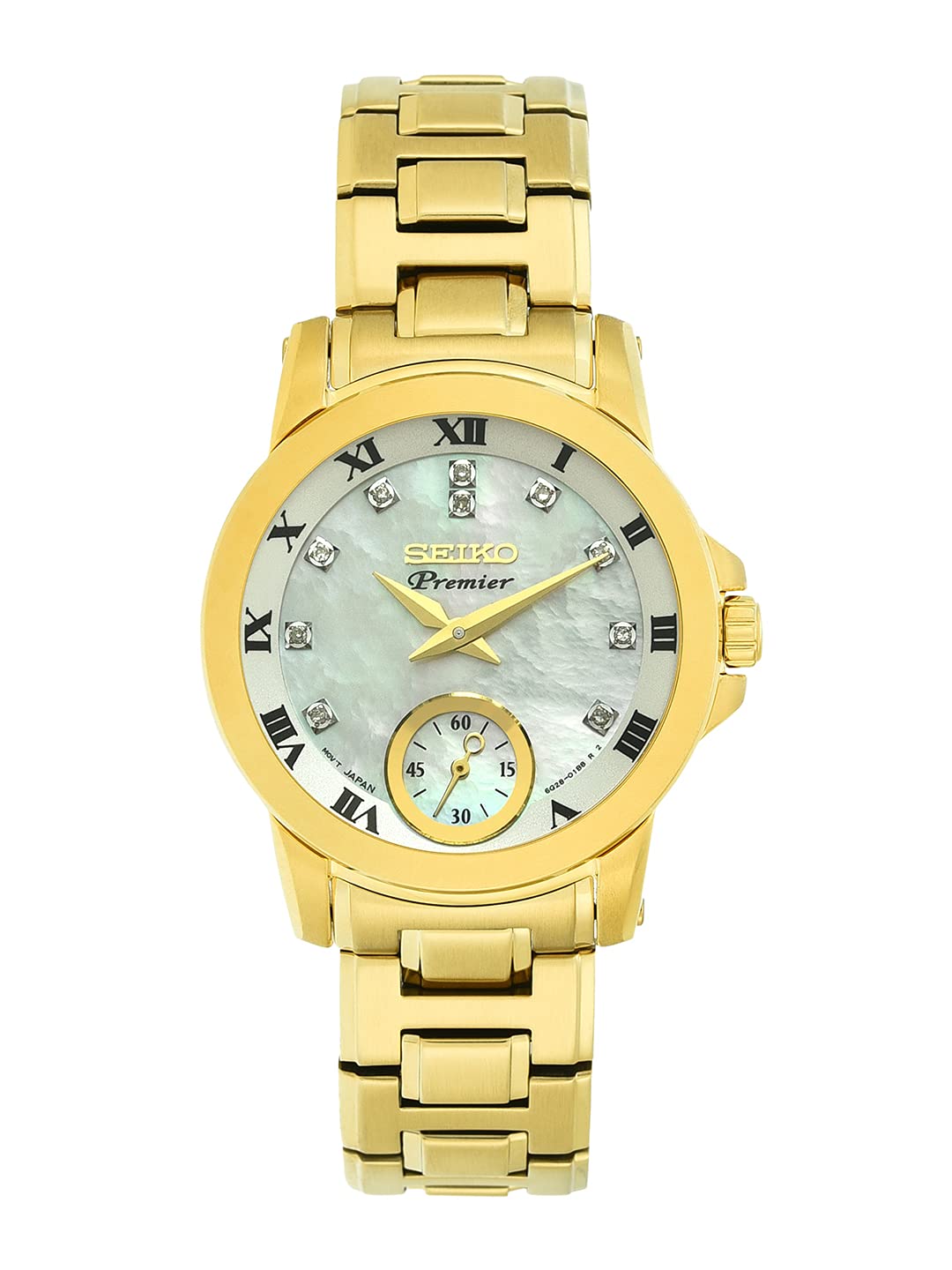 Seiko Womens Rose Gold Stainless Steel Bracelet with Mother of Pearl Analogue Dial Quartz Movement SRKZ60P1 (B00VXQ506O) Amazon Price History, Amazon Price Tracker