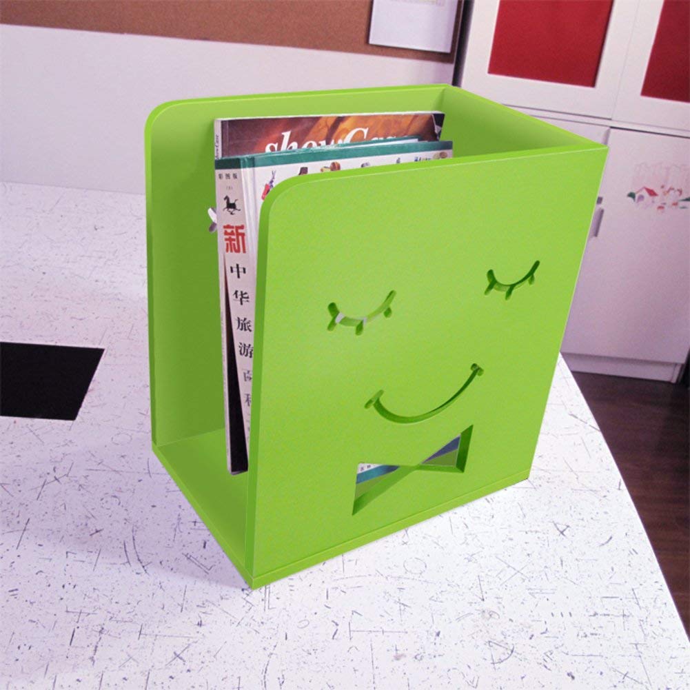 Cartoon File rack,Newspaper rack Newspaper and magazine rack Magazine Folder Data frame Magazine rack floor-C 30x20x33cm(12x8x13)