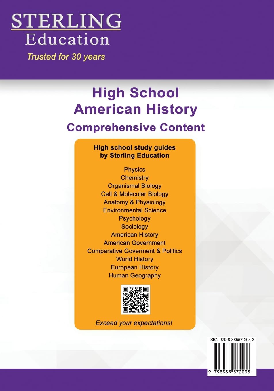High School American History: Comprehensive Content for High School US History (Social Sciences for High School)