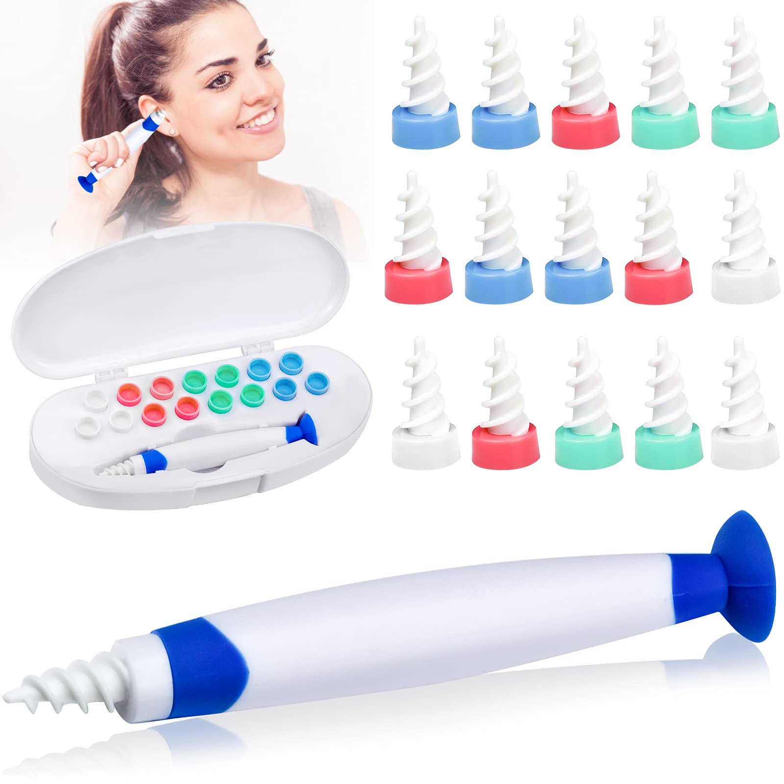Buy BOFUS Ear Wax Remover, Spiral Ear Wax Cleaner, Soft and Safe