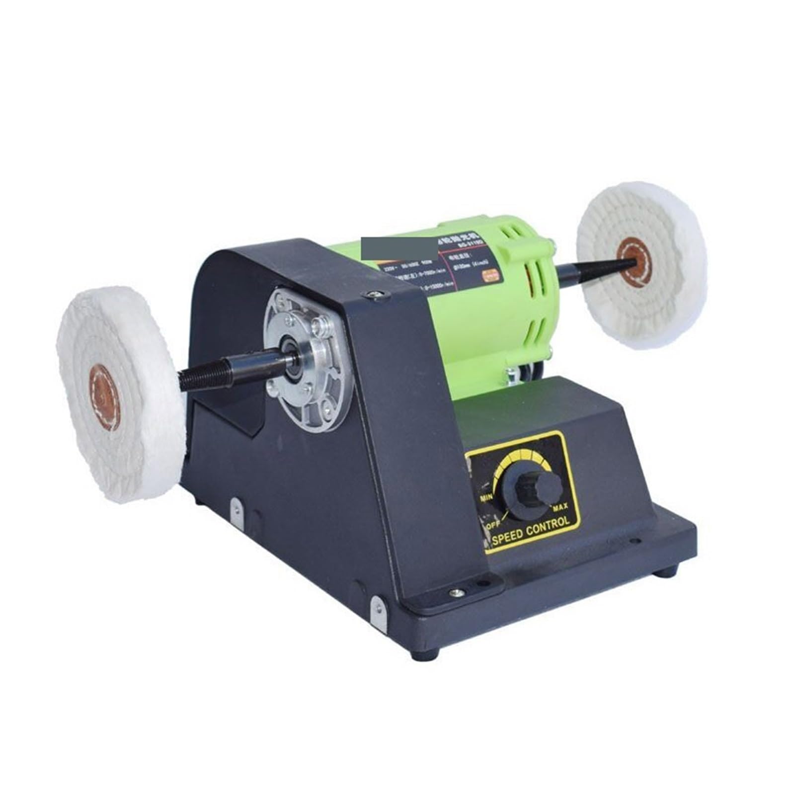 Lucidatrice for la lavorazione del legno di gioielli, mini lucidatrice a turbina con ruota in tessuto ad alta potenza, smerigliatrice for tornio in giada da 900 W, velocità regolabile