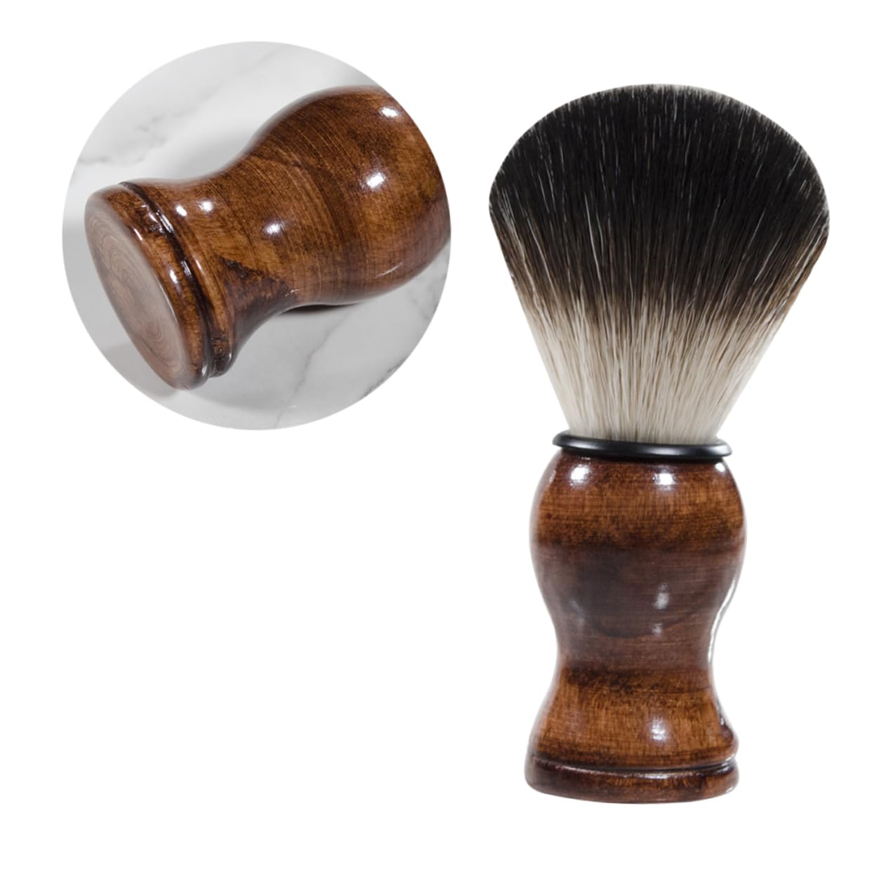 FRCOLOR 3 Pz Spazzola Per Barba Pennello Da Barba Portatile Pennello Da Barba Styling Farsi La Barba Spazzola Morbida Per Barba Radersi Per Gli Uomini Pennello Da Barba Da Barba Di Legno