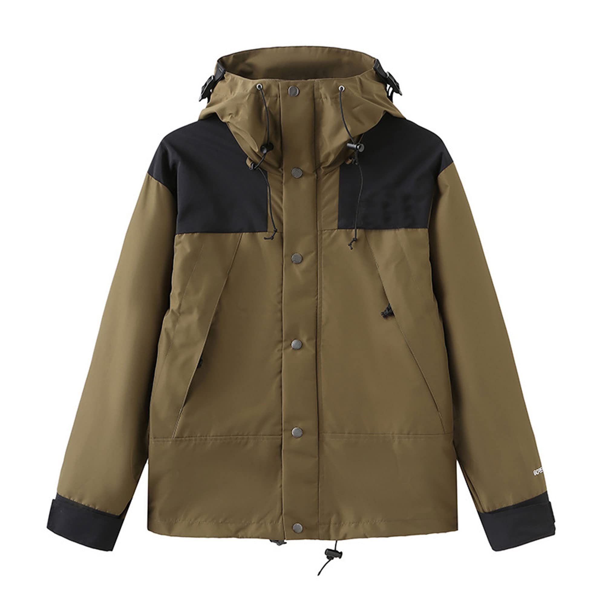 Legou Ropa para hombre, chaquetas de montañismo, al aire libre, para parejas, resistentes al viento, impermeables, Ejercito Verde, XS