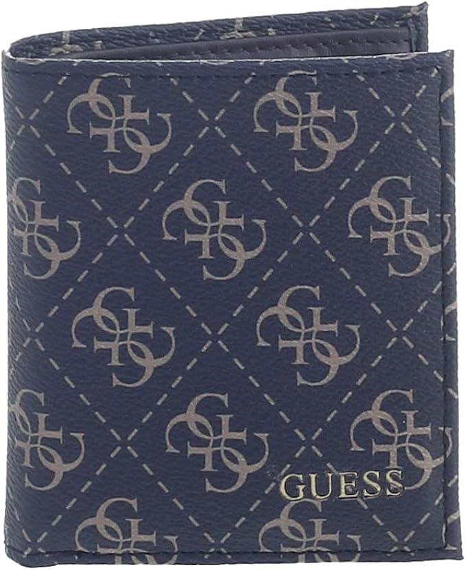 Guess Vezzola Portacarte sintetico da uomo con fermasoldi in marrone –  4feetshoes