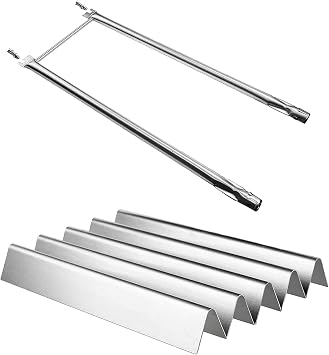 Hisencn 7507 Burner and 7535 Flavorizer Bars for Weber Spirit 200