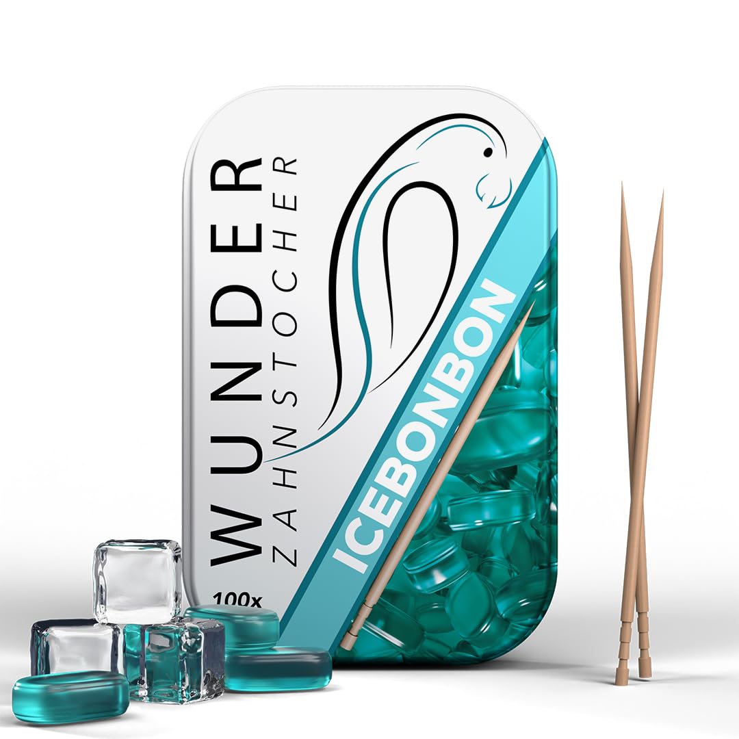 Wonder Toothpick Flavored Toothpicks Ice Candy - Helps with Quit Smoking and Bad Habits - Stop Nail Biting - Fresh Breath - Teeth Cleaning On the Go - Nicotine Free - Sugar Free - Vegan - Kosher