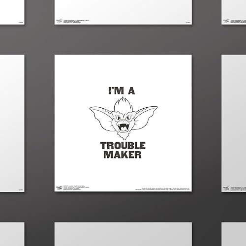 Miniatura 2 de Trends International Gallery Pops Gremlins - Arte de pared I'm A Trouble Maker, versión sin marco, 12 x 12 pulgadas