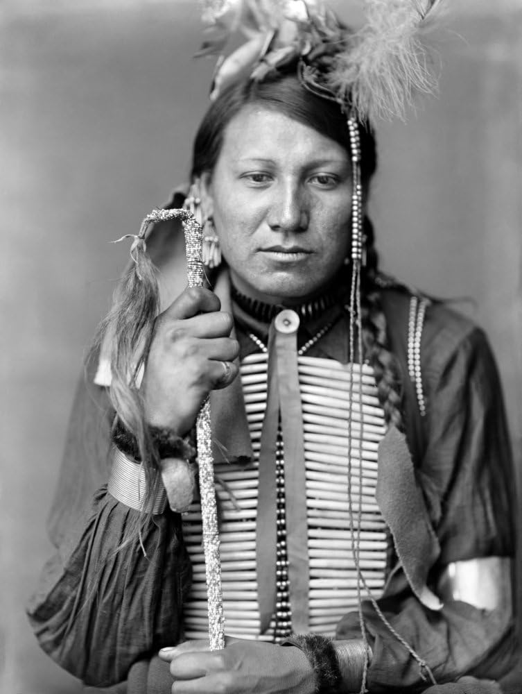 Sioux Native American C1900 Namos Little A Sioux Indian From Buffalo BillS Wild West Show Photograph By Gertrude KSebier C1900 Poster Print by (24 x 36)