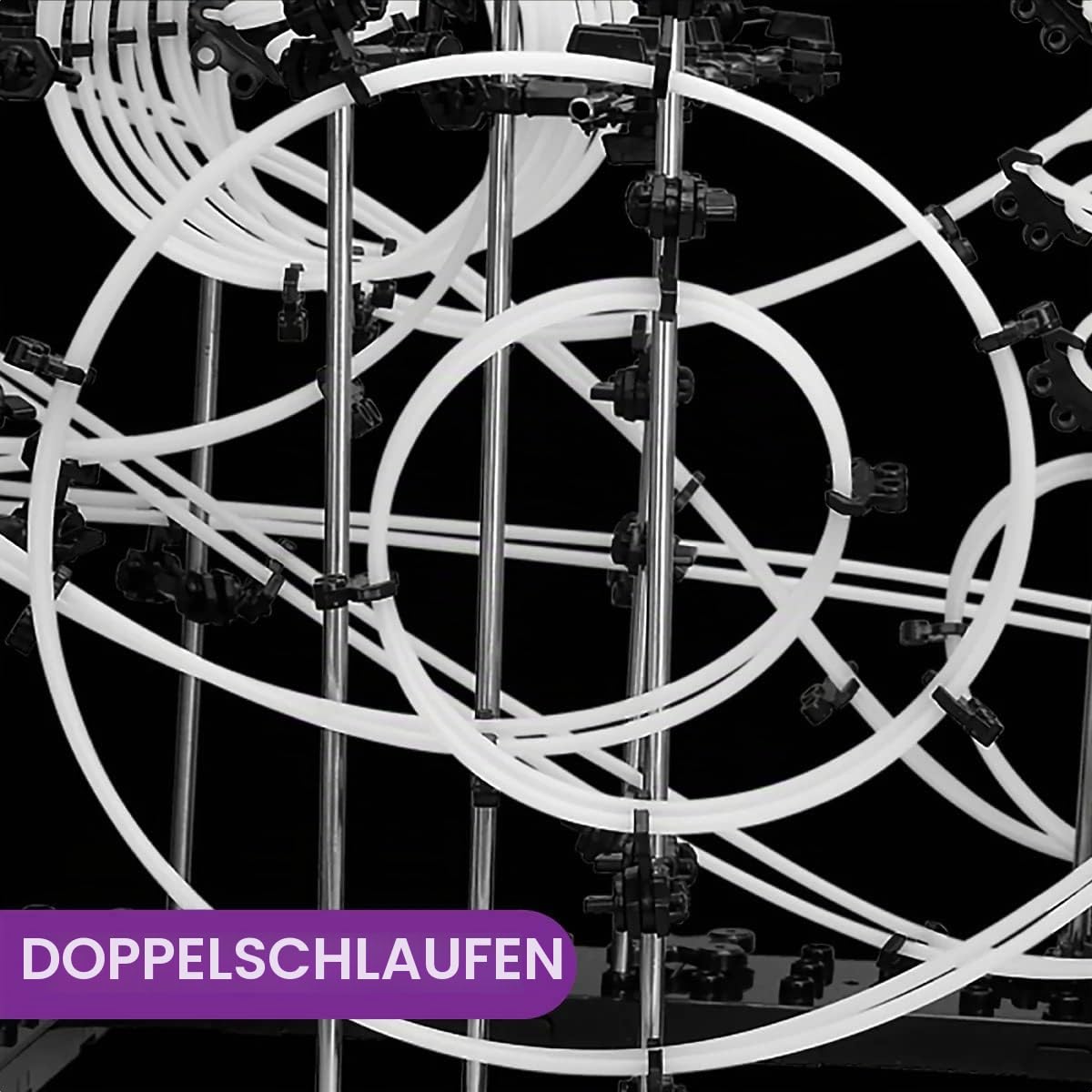 Invento just Play 501929 - Star Coaster: Level 9, batteriebetriebene Kugel-Achterbahn, Murmelbahn, Konstruktionsspielzeug, ab 14 Jahren