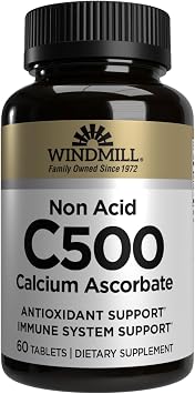 Vitamin C Tablet 500mg Non-Acid Wmill - 60 by Windmill